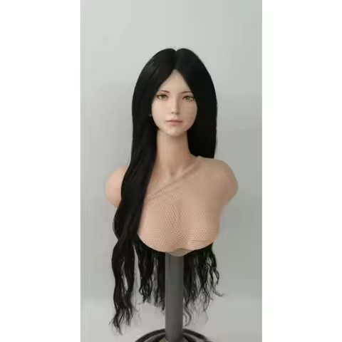 1/6 Scale Various Styles Magnet Long Wig Action Figures Wig Model for 12in I8toys Movable Eyes Head