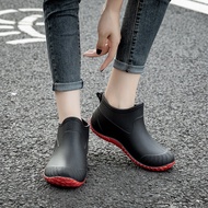 Fashion Rain Boots Women's 2023 New South Korea Waterproof Shoes Rain Boots Non-Slip Short Outdoor Kitchen Rubber Boots Rubber Shoes Shoe Cover