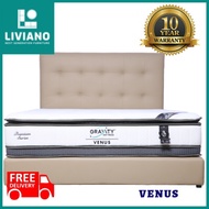 Gravity Mattress Thick 12" VENUS /Tilam Mattress King Size Bed/Mattress Queen Size Bed/Single Bed/S.Single Bedding