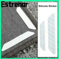 ESTRENAR 8 pcs Rug Tape Washable Silicone Carpets Silicone Sticker Non Slip Floor Mats Rug Grippers
