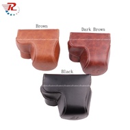 PU Leather Camera Case Bag for Sony A6400 A6300 A6100 A6000 With 16-50mm Lens With Shoulder Strap