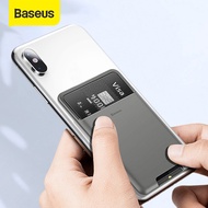 Baseus Universal Phone Back Wallet Card Slots Case For iPhone 11Pro X XS Max XR Case Luxury 3M Sticker Silicone Phone Po