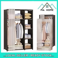 MA Home Multifunctional Household Accessories Dust Proof Curtain Clothes Wardrobe Living Room Curtai
