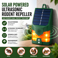 Solar & USB Powered Animal Repeller Outdoor Waterproof Ultrasonic Variable Frequency Rat Repellent