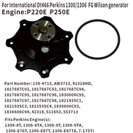 Replacement Water Pump For International DT466 Perkins P220E P250E 1300/1306 FG Wilson generator 183