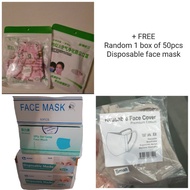 🆕️ Reusable cotton kid mask with valve + filters (2pcs mask + PM2.5 filters set) / Reusable face mask premium cotton