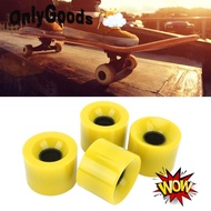 ONLYGOODSS 4 Pcs/Set PU Wheels, Low Noise 60x45mm Skateboard Wheels, Durable 78A Skateboard Wheel Re