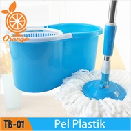 Spin mop serbaguna alat pembersih lantai 1 set pel dan 1pcs kain pel MURAH