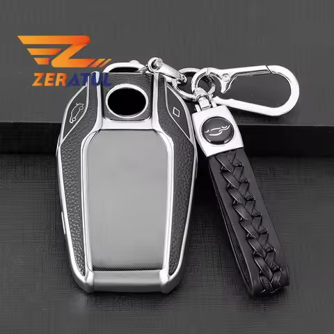 TPU Leather Car Display LED Key Case Cover Shell Fob Holder For BMW 3 5 7 Series G11 G12 G30 G31 G32