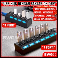 USB Hub 4 Port USB / 7 Port USB Hub Switch 4 Port / 7 Port Hub Data Reader High Speed