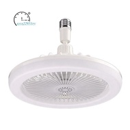 Ceiling Fans with Remote Control and Light Lamp Fan E27 Converter Base LED Lamp Fan Ceiling Fans for Bedroom Living Room