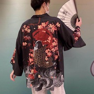 Yukata Haori nam Nhật Bản Áo Cardigan Kimono Nam Samurai Trang Phục Quần Áo Áo Khoác Kimono Áo Sơ Mi