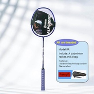 SALYWEE RR 2pcs 4U G5 100% Original Design Full Carbon Fiber 22-25Lbs Strung Badminton Racket With S