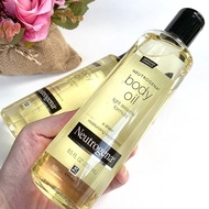 Neutrogena Body Oil นูโทรจีน่า บอดี้ออยล์ [250 ml.] [1 ขวด] ซึมซาบเร็ว ผิวชุ่มชื่น