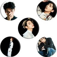 KPOP TXT Badge mirror keychain circular design accessory pendant