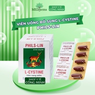 [Genuine - DATE XA] Healthy Hair and Skin Support Pills Providing L - CYSTINE - Box of 60 pills L-Cy