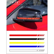 Mercedes Benz AMG a45 Side Mirror Line Sticker Rearview Mirror Side Stripes Sticker