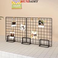 MUNDAMY Display Rack, with Base Grid Frame Storage Rack, Modern Metal Grid Jewelry Booth Rack For Gr