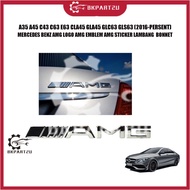 A35 A45 C43 C63 E63 CLA45 GLA45 GLC63 GLS63 (2016-PERSENT) MERCEDES BENZ AMG LOGO AMG EMBLEM AMG STI