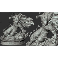 Dragon Ball Ssj3 Goku 3D STL File for PLA ABS Filament and Resin 3D Printer Creality Ender Photon El