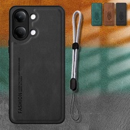 Leather Casing For VIVO Y05 4G Case with Mobile phone lanyard Fashion Design