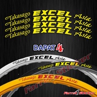 Sticker Rim STICKER VELK TAKASAGO EXCEL ASIA