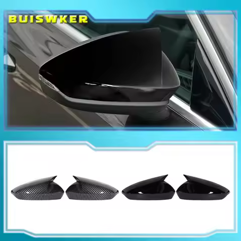 2pcs For Audi A3 S3 RS3 8Y 2021-2024 Car Rearview Mirror Covers Cap Shell Housing door side wing mir