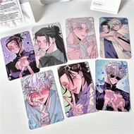 JJK Anime Goods 3 Inches Card Bookmark Gojo Satoru Geto Suguru Y2K Series Book Clip Cards Collection