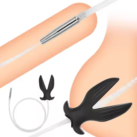 Hollow Anal Plug Back Court Peep Anal Dilator Pull Bead Out of All Imagination of Private and Luxuri