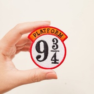 HARPOT EMBROIDERY PATCH PLATFORM EMBROIDERY BADGE/ 9 3/4 HARRY P*TTER IRON PATCH STATION/