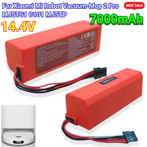 New 100% Original 7000mAh Replacement D099-4S2P Battery For Xiaomi Mi Robot Vacuum-Mop 2 Pro Vacuum-