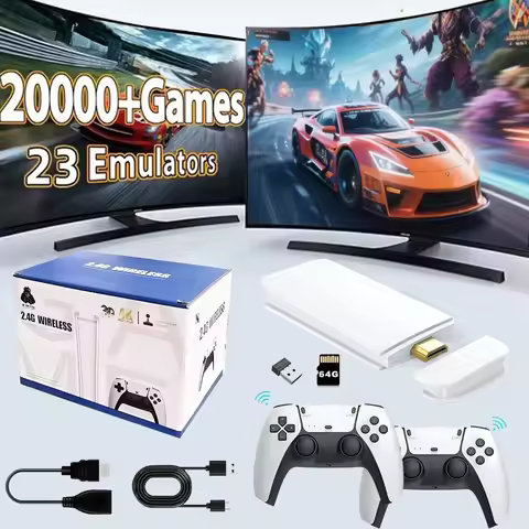 M15 4K Game Stick Mini Video Games Consoles Retro Handheld 20000 Games Player HD Video Game Stick 2.