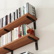 Wall Shelf Wall-Mounted Solid Wood Bookshelf Wall Cabinet Closet Shelf Wooden Shelf Kitchen Wall Rack