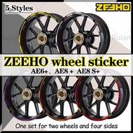ZEEHO Wheel Vinyl Sticker for ZEEHO ae4 ae7 AE6+ AE8 + AE8 S+ Electric Scooter Motorcycle Accessorie