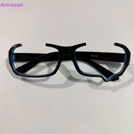 Annasun Anime Y2K Cosplay Glasses Without Lenses Unisex Teardrop Eyeglass Spectacles Eyewear Jewelry