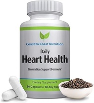 Vitamin D3 with K2 Heart Health Supplement | Supports Cardiovascular Health, Bone Density, Immune System | Lower Blood Pressure, Cholesterol, Arterial Calcification | 60 Day Supply