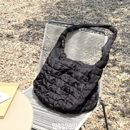 💭Fuffy Bags💭 กระเป๋าผ้าบุ นุ่มนิ่ม น่ารักมากค่า ใบใหญ่ ตัวกระเป๋า เป็น ดีเทลเย็บนูนลายตาราง