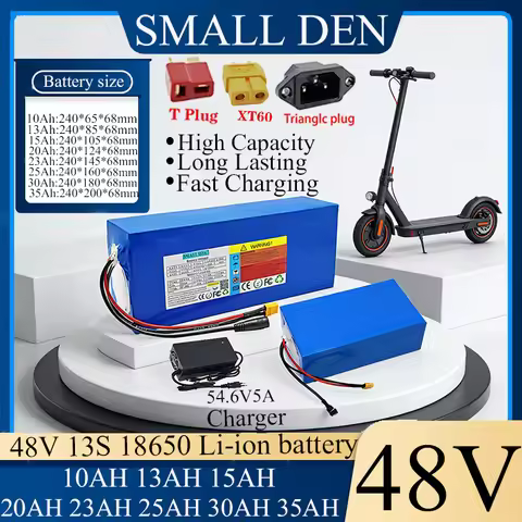 48V 35Ah 13Ah 20Ah 23Ah 10Ah 30Ah 35Ah new 18650 Lithium battery pack 13S With BMS For 1500W Electri