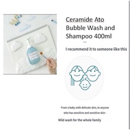 [Sg Shipping] ILLIYOON Ceramide Ato Bubble Wash and Shampoo 400ml