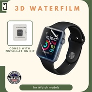 FRESCO 3D Waterfilm CLEAR Watch Soft Screen Protector for iWatch Series 10 Size 42 46 49mm Protectiv