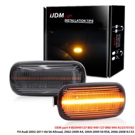 iJDM Amber Yellow LED Front Fender Side Marker Light for Audi A3 S3 8P A4 S4 RS4 B6 B7 B8 A6 S6 RS6 