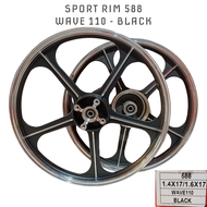 SPORT RIM 5L GTO 588 555 5 BATANG EX5 / EX5 DREAM / WAVE 100 / WAVE 125 / KRISS / LC135 / SRL / LAGE