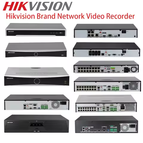 Hikvision Brand NVR Wholesale 64CH 32CH 16CH 8CH 4CH Network Video Recorder International Version