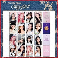 SQ1 4PCS/Set QWER LOMO Card 4th Mini Album CEREMONY Hina Postcards Collection Star Peripheral QS1