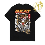 Honda Beat Street Fighter Black Motorcycle T-Shirt T-Shirt Accessories The Latest Original Fashion