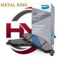TOYOTA HILUX VIGO KUN26 3.0 FRONT DISC BRAKE PADS BENDIX METAL KING DB2221MKT / GENERAL CT DB2221GCT