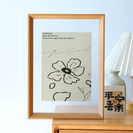 Nordic Style Double-Sided Transparent Acrylic Picture Frame Stand 6 Inch 8 Inch 10 Poster Frame Disp