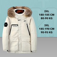 Hitchie A086 Hoodie Winter Down Jacket Men Woman Windbreaker Fleece Coat Baju Sejuk Tebal Windproof
