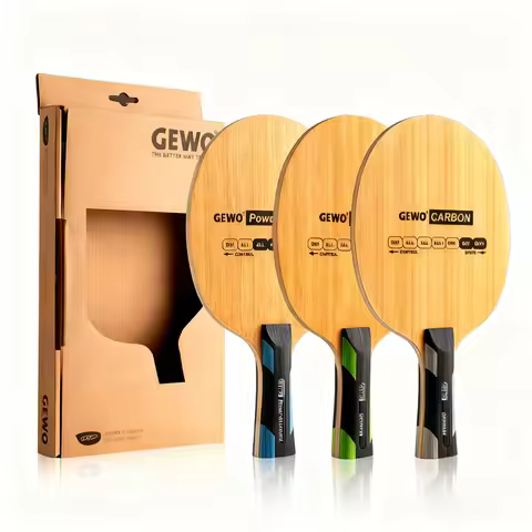 GEWO POWER ALLROUND / OFFENSE / CARBON Table Tennis Blade Racket Wood Control Carbon Offensive Speed
