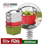 TUPPERWARE MAKANAN BEKAS BEKAL MAKANAN SET BEKAS MAKANAN ELIANWARE LUNCH BOX SET BEKAS SIMPAN MAKANA